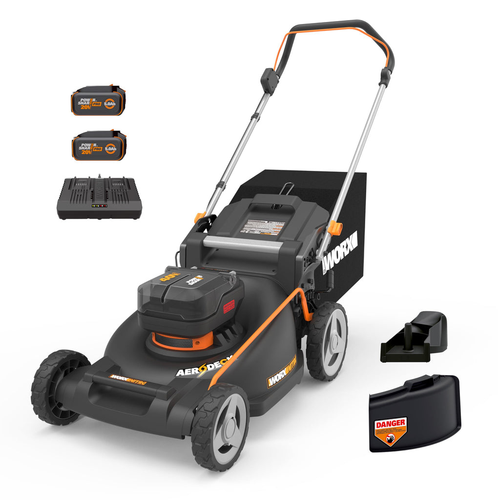 Cordless Lawn Mower, 40V 21" 3-in-1 Grass Mower A18401