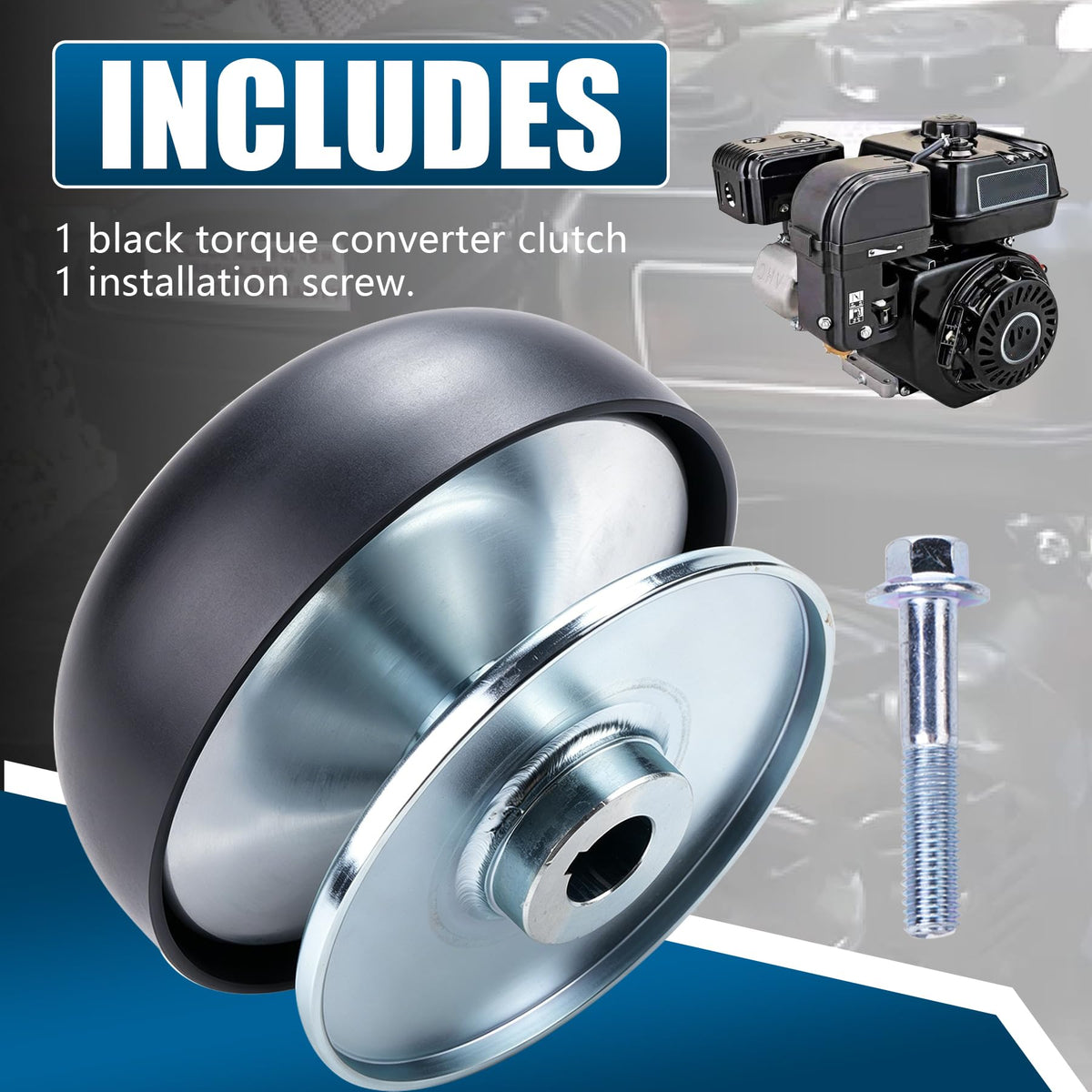 Torque Converter Driver Clutch with Mounting Screw 3/4" Bore Z5660