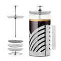 French Press Coffee Maker 34oz with 4 Filters I72899