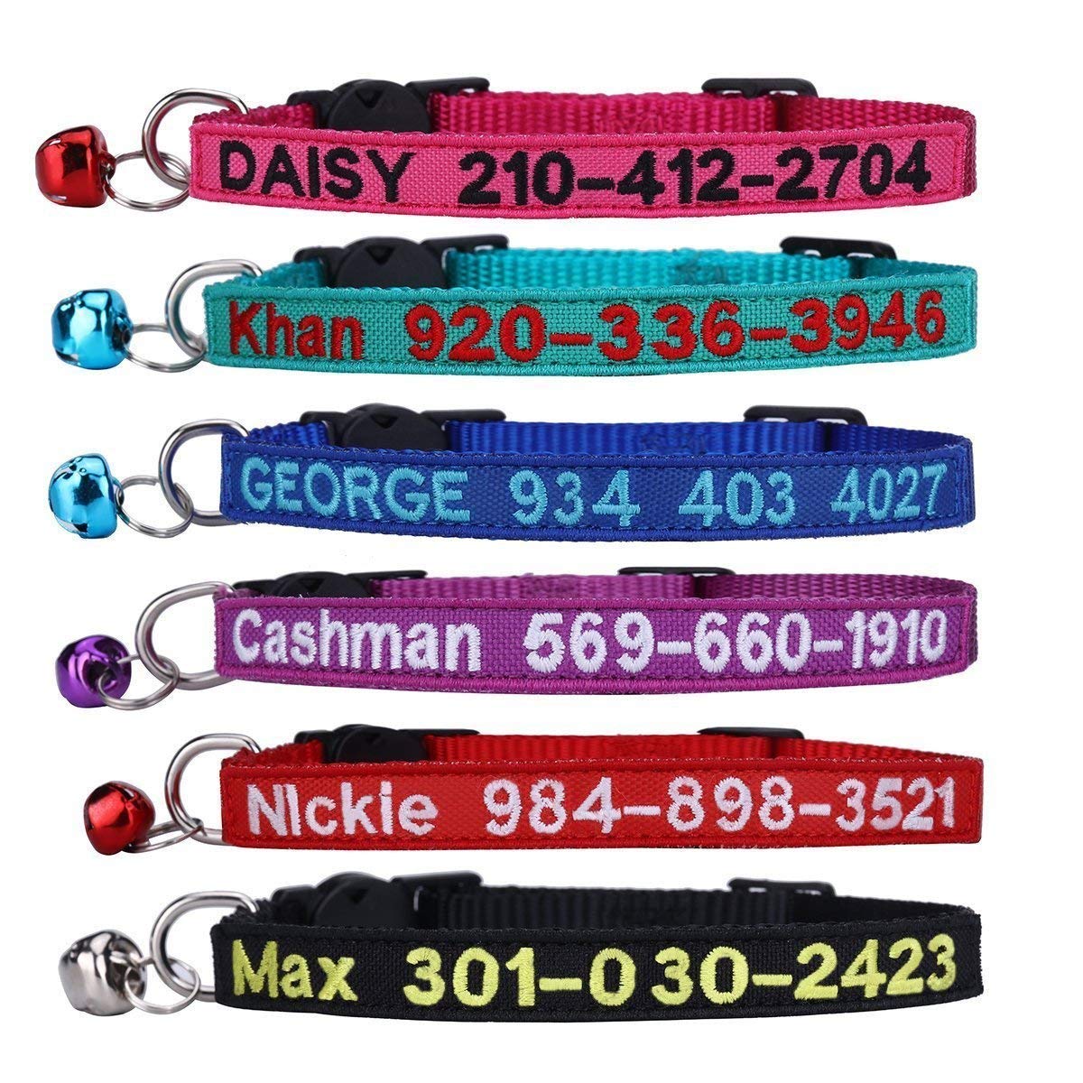 Nylon Cat Collar with Bell C27580