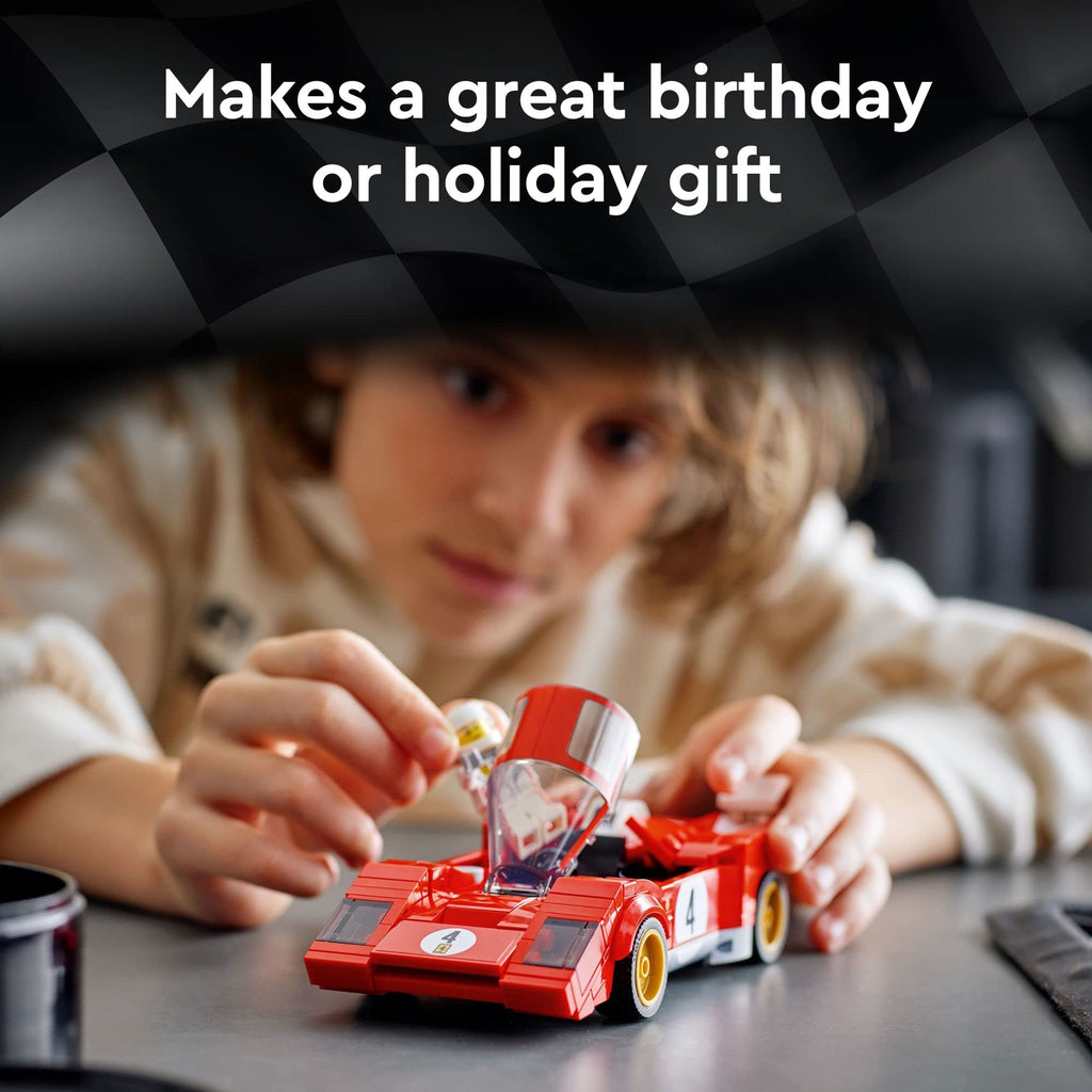 Red Race Car Building Set with Racing Driver Minifigure A640