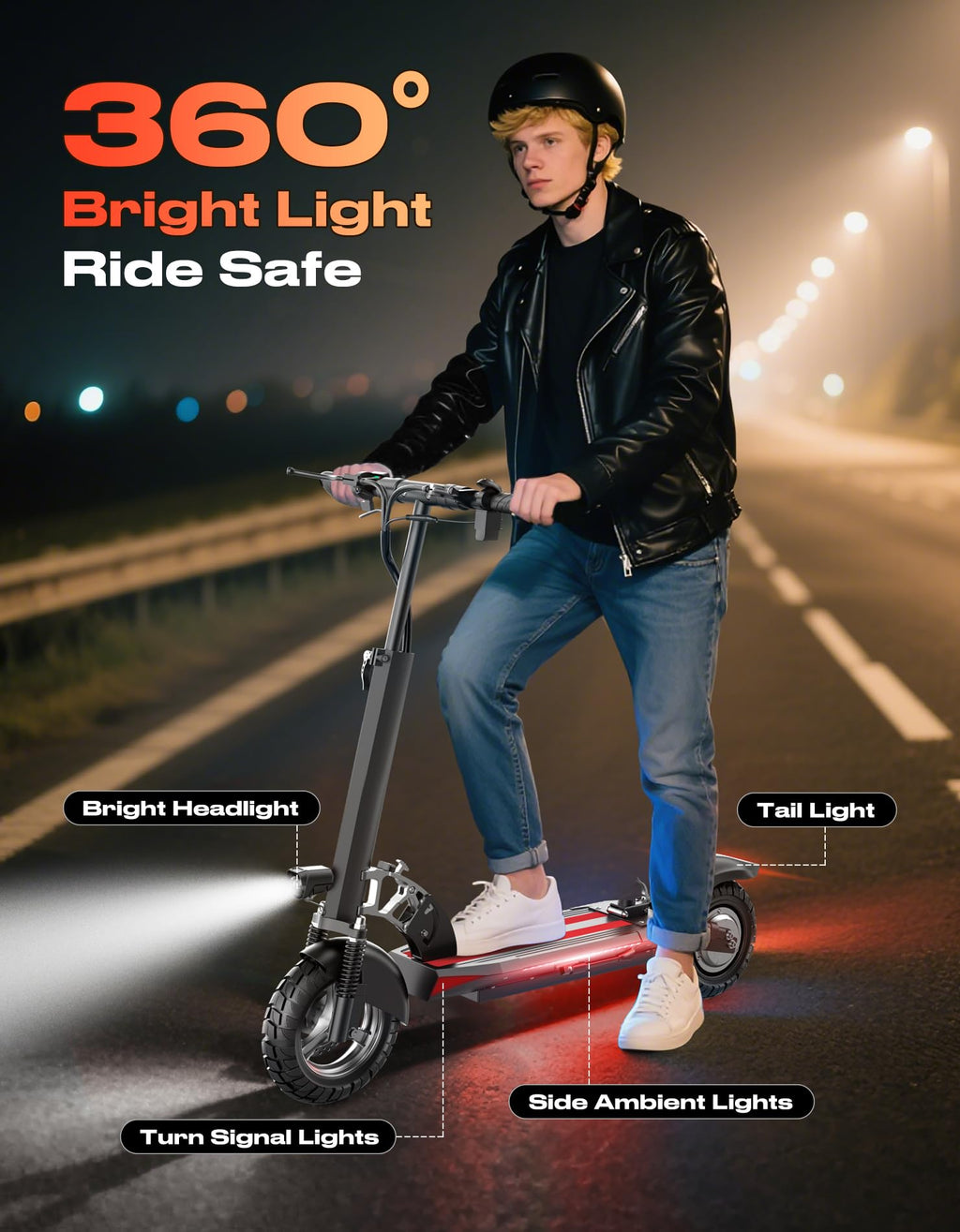 1600W Off-Road Foldable Electric Scooter I2774