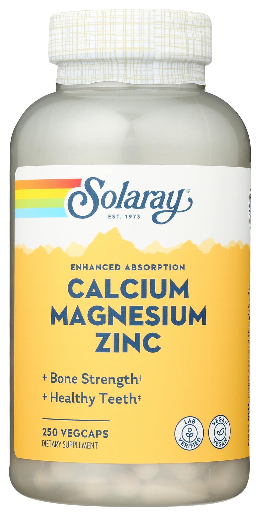 Calcium Magnesium Zinc Capsules 250 Count Z228