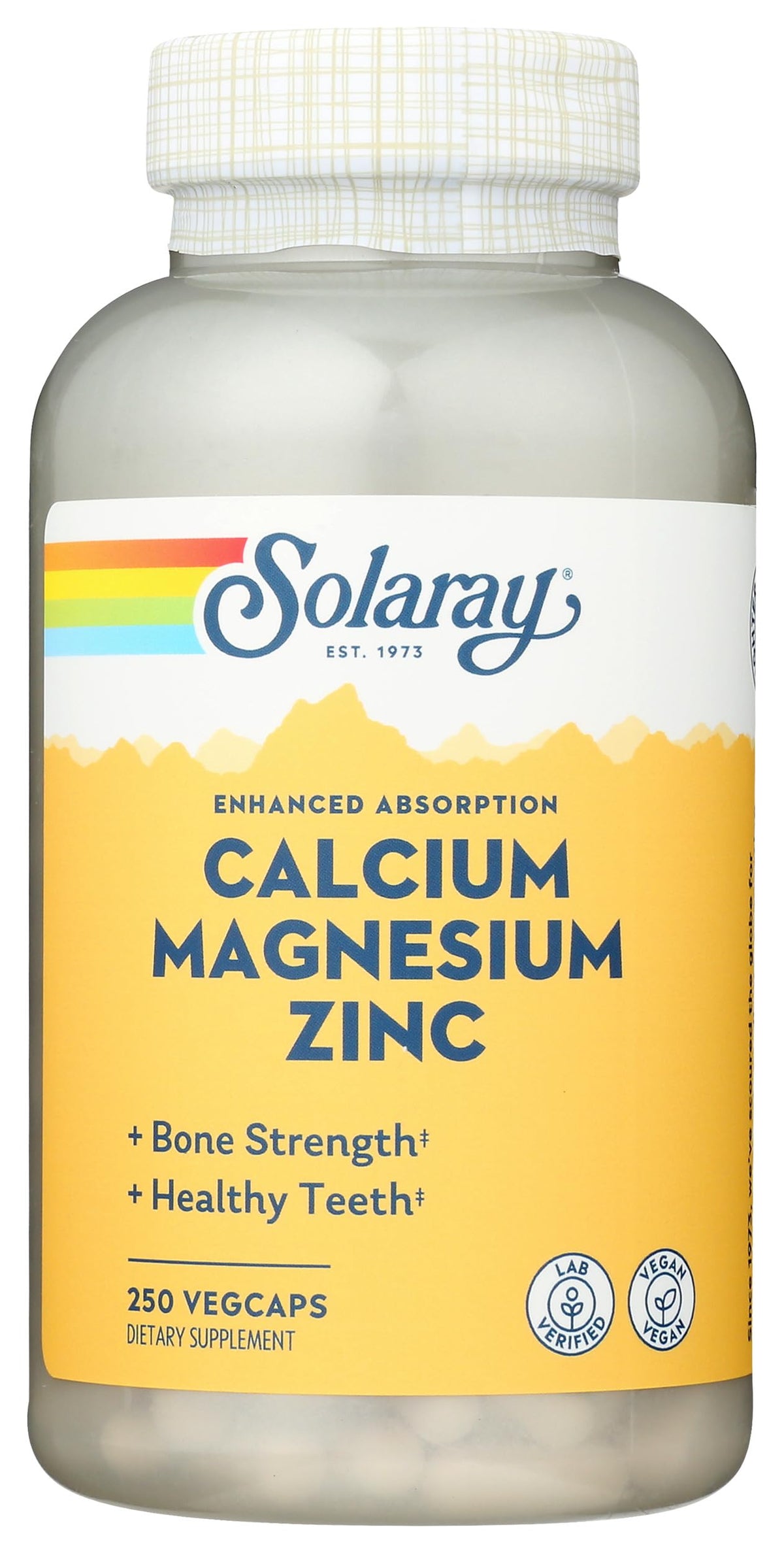 Calcium Magnesium Zinc Capsules 250 Count Z228