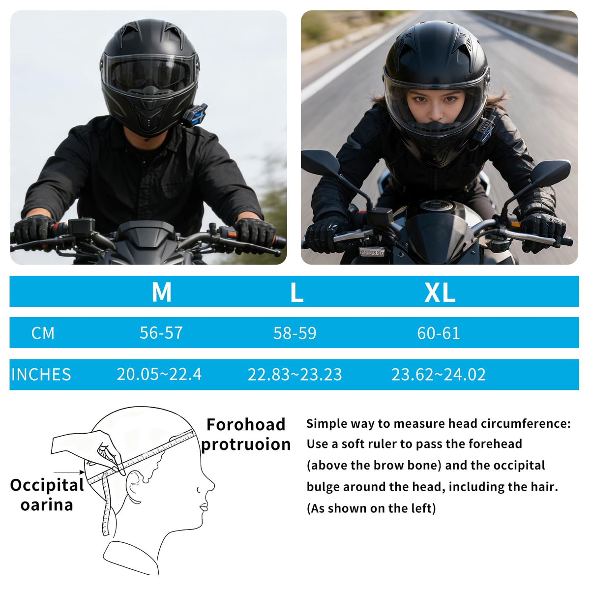 DOT Certified Flip-Up Dual Visor Bluetooth Modular Motorcycle Helmet U67304