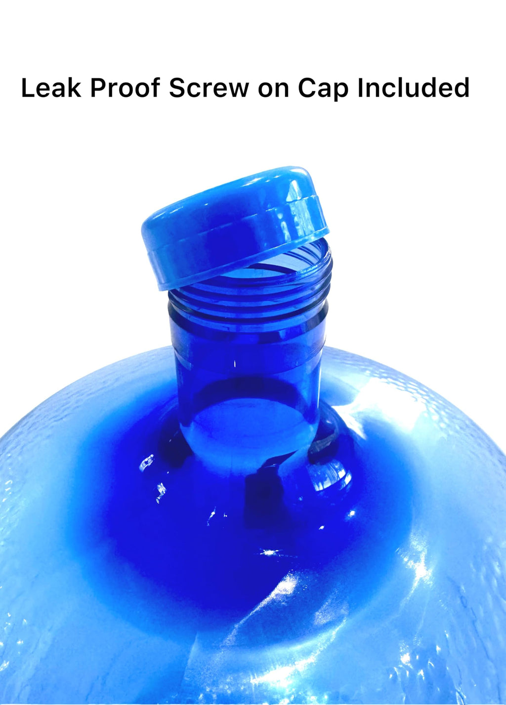 5 Gallon Water Jug with 2 Screw-On Caps I59493