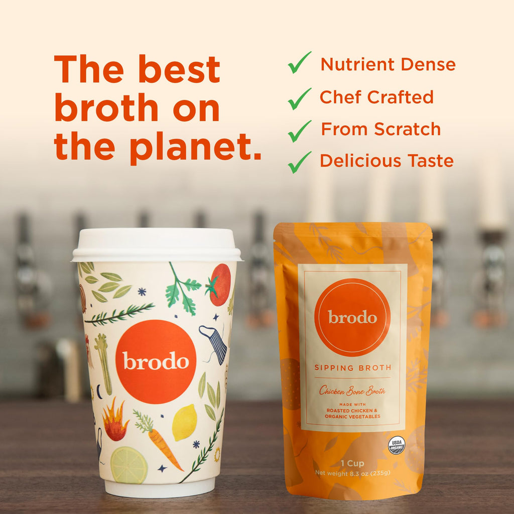 Organic Chicken & Beef Bone Broth 6x 8.3 oz C576