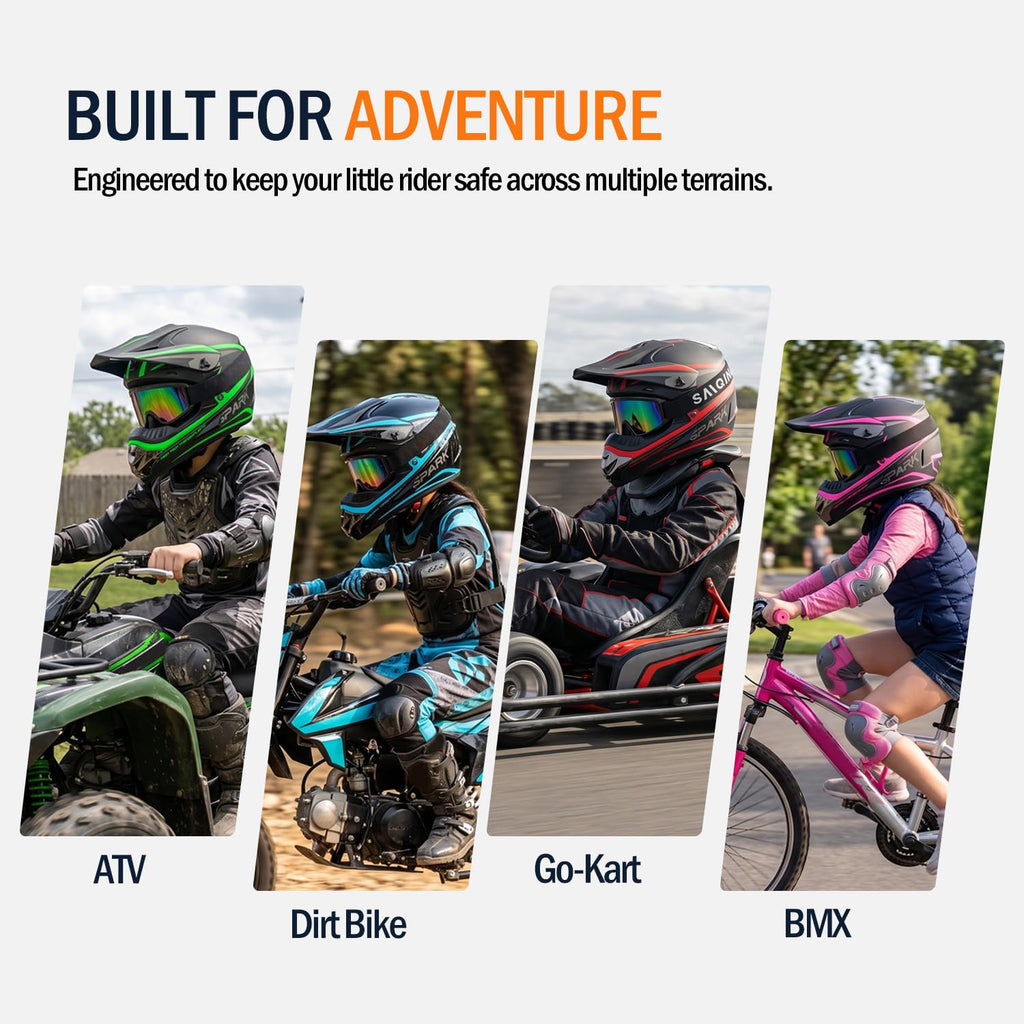 Kids Motocross Full Face Helmet V97997