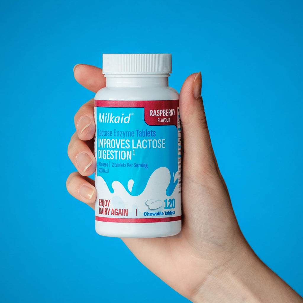 Chewable Lactase Enzyme Tablets 360 Tablets Raspberry B536626