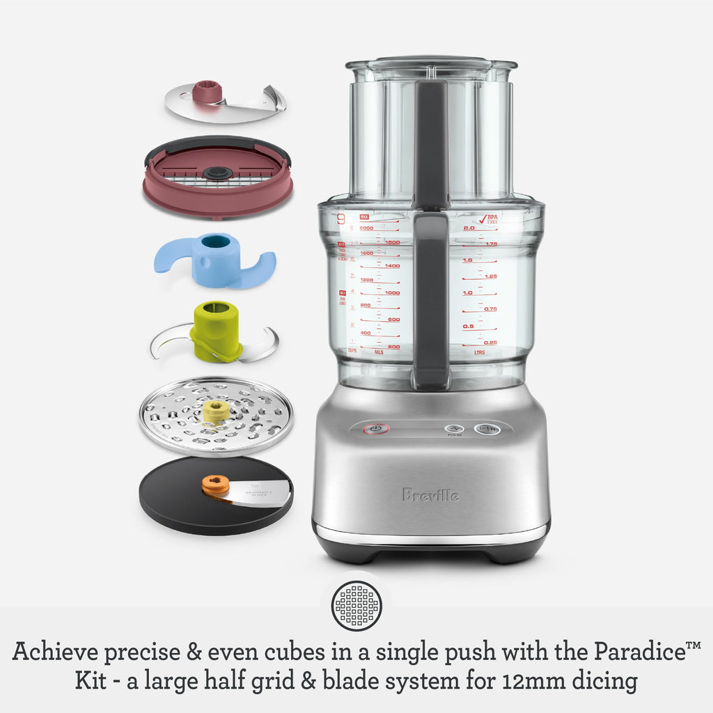 9 Processor and Dicer, Brushed Stainless Steel K2938