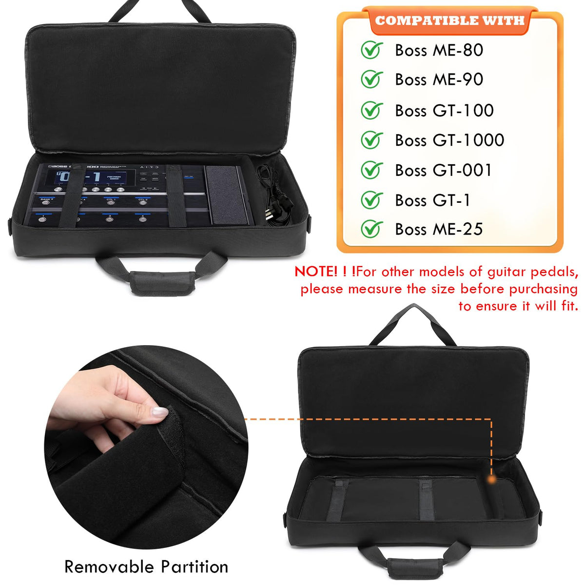 Carrying Bag for Guitar Multi-effects Pedal C90922