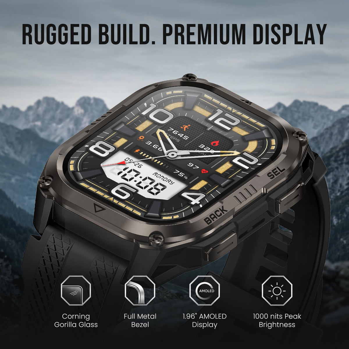 Smart Watch with GPS, Waterproof, 15-Day Battery J8255