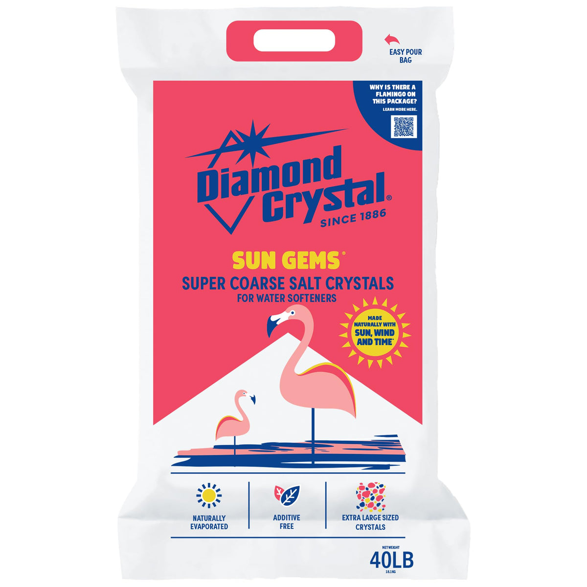 3 Pack Super Coarse Water Softener Salt, 40 Pounds E919826