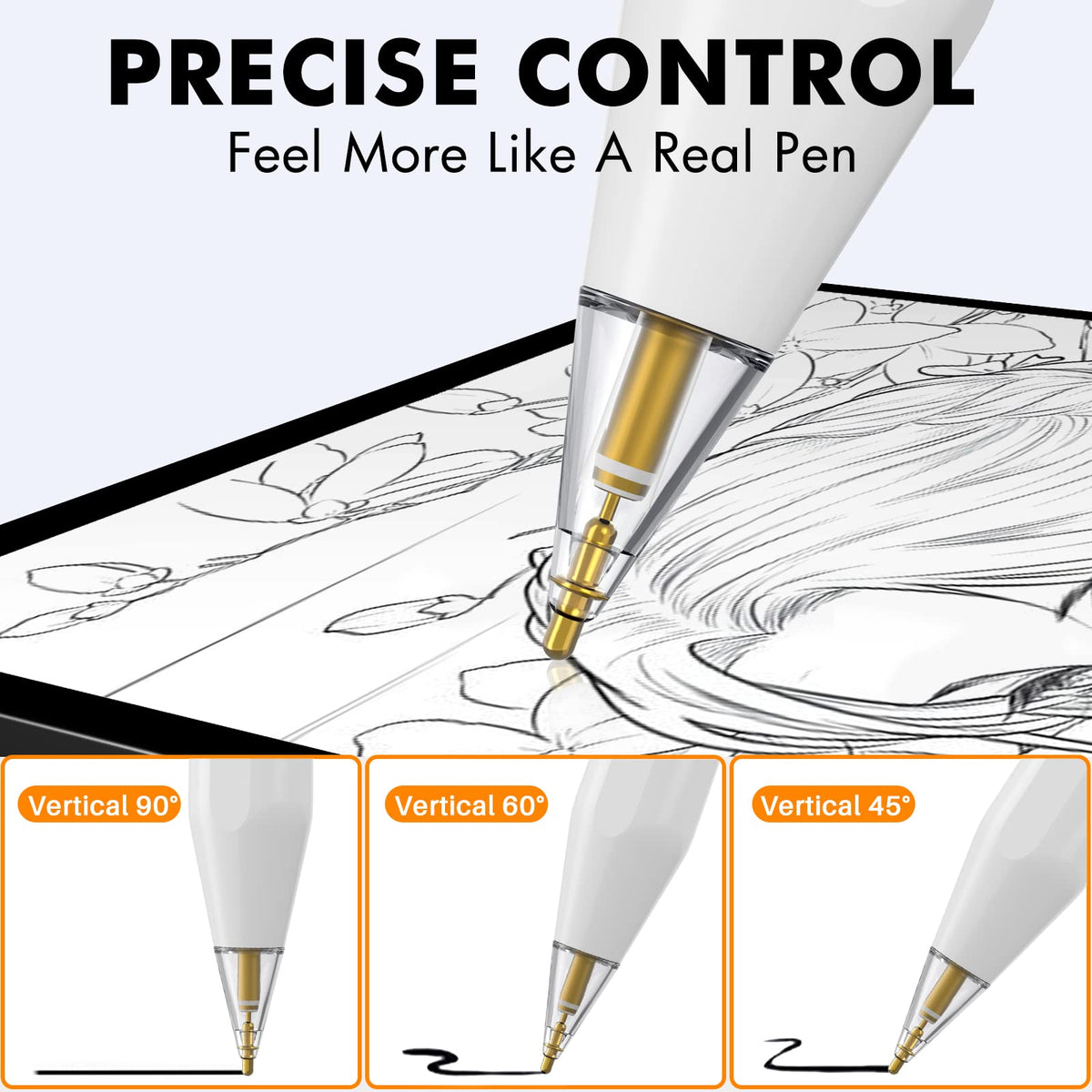 4 Pack Replacement Tips for Apple Pencil 1.95mm A6694