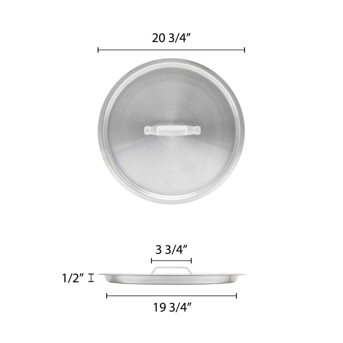 60 qt Aluminum Sauce Pot with Lid X527