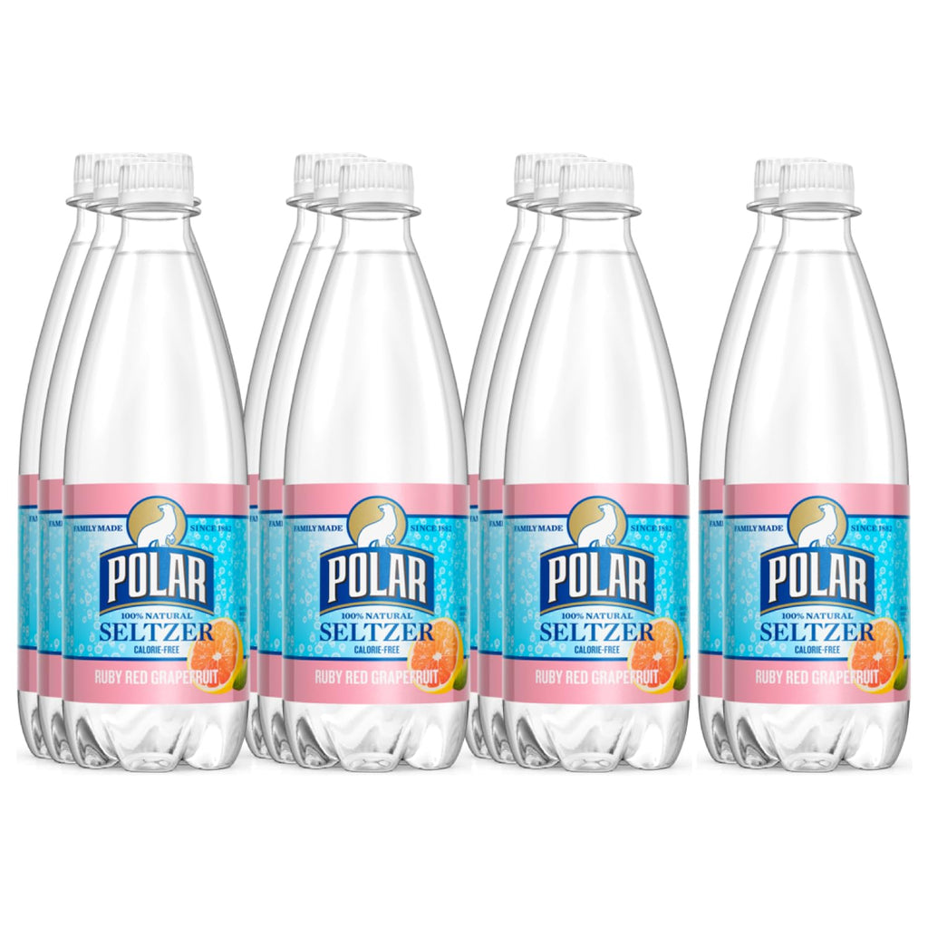Ruby Red Grapefruit Sparkling Water, 20 fl oz, 12 Pack E2705