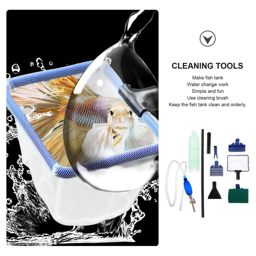 Fish Tank Cleaner Brush 5 in 1 Aquarium Maintenance Set H462795