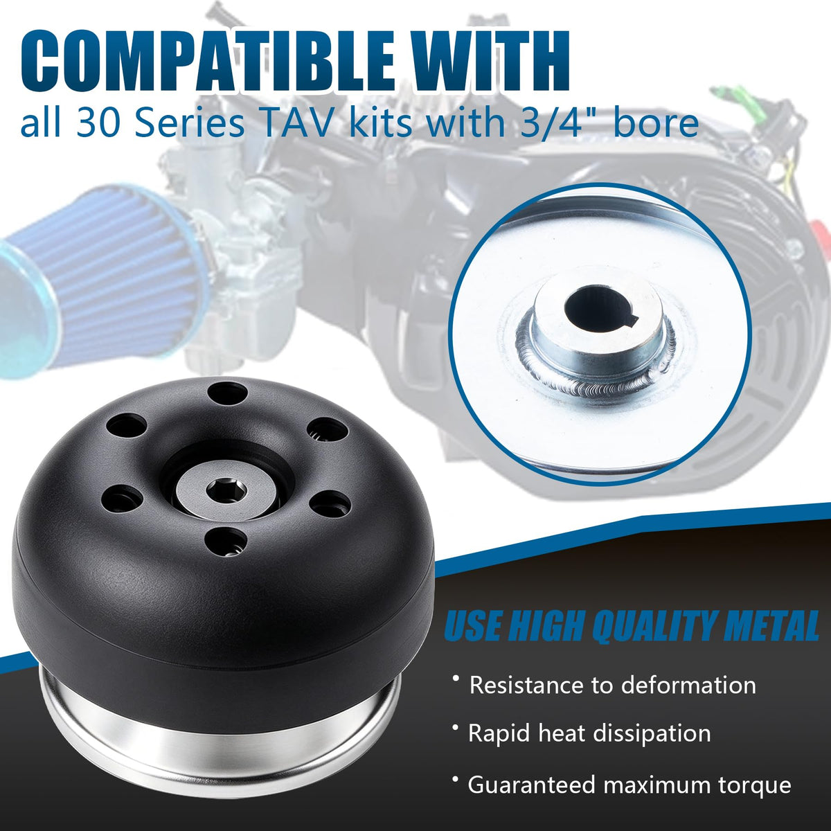 Torque Converter Driver Clutch with Mounting Screw 3/4" Bore Z5660