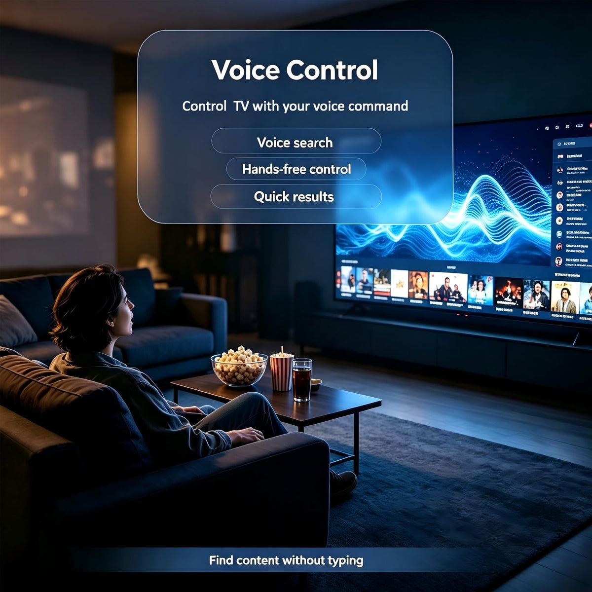 Replacement Remote for Smart TV X520