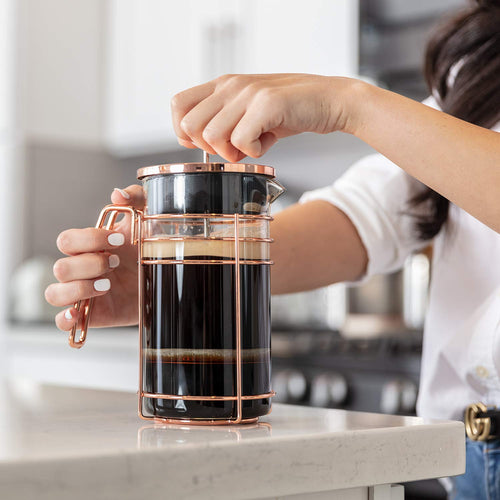1000ml Rose Gold French Press Coffee Maker U826405