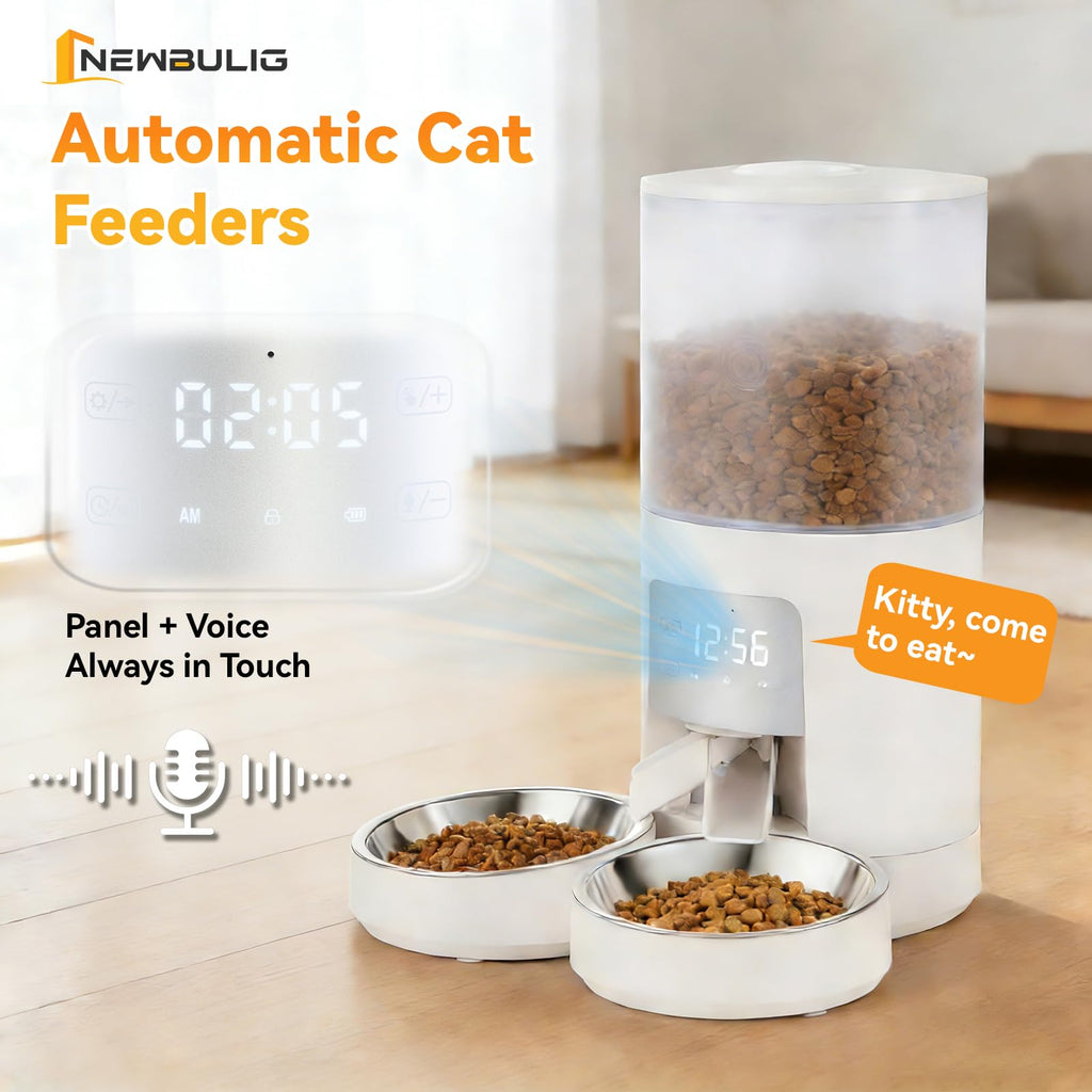 Automatic Cat Feeder 6L White T66317