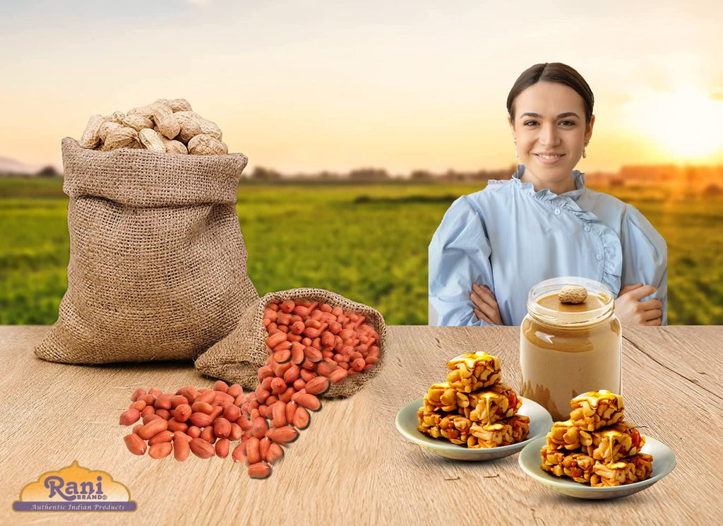 Raw Whole Peanuts With Skin 25lbs Bulk Box Q593410
