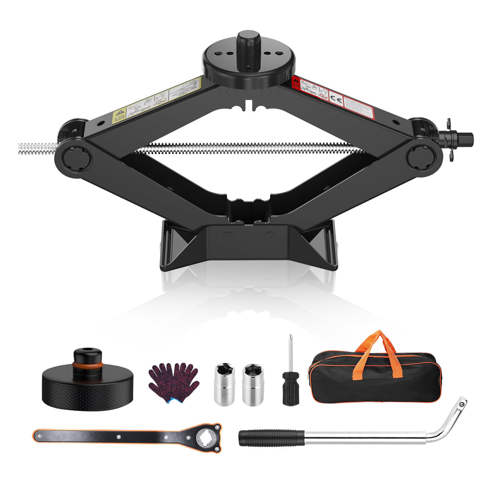 Scissor Jack Kit with Lug Wrench and Jack Pad L7535