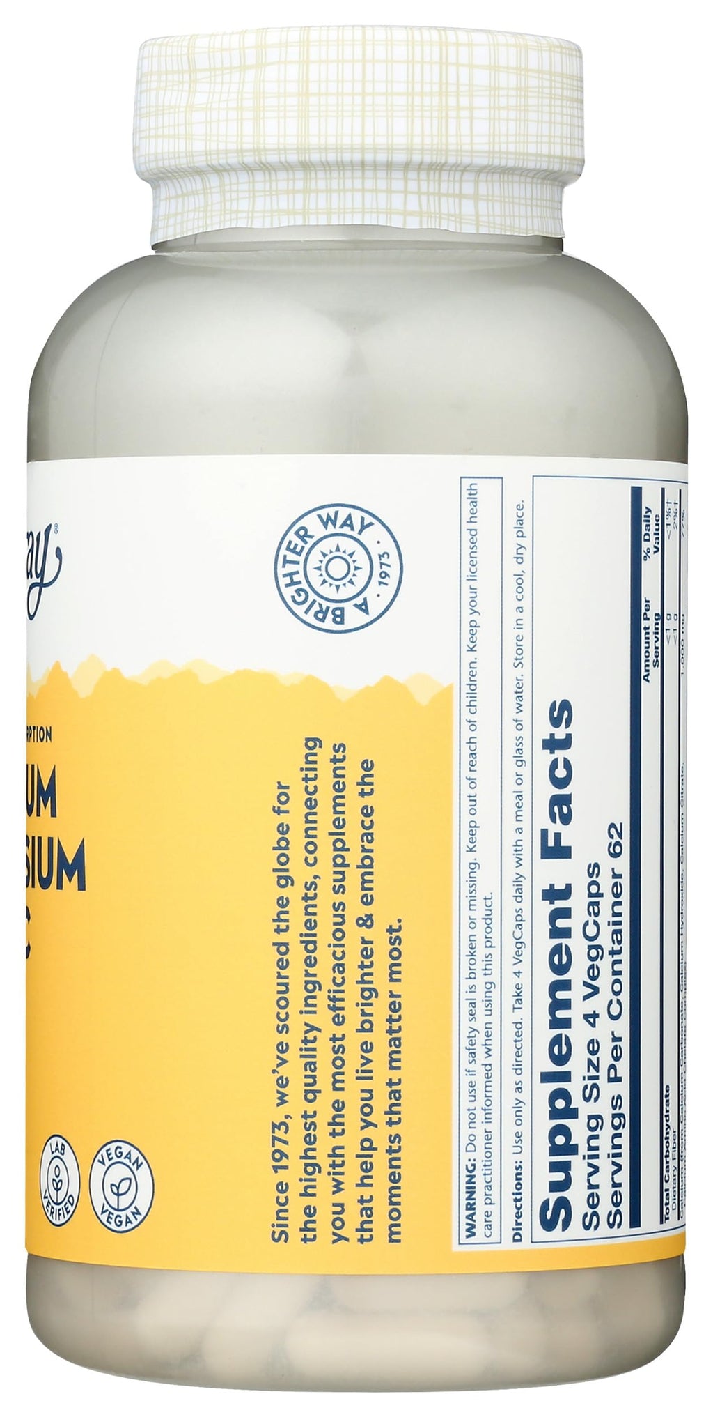 Calcium Magnesium Zinc Capsules 250 Count Z228