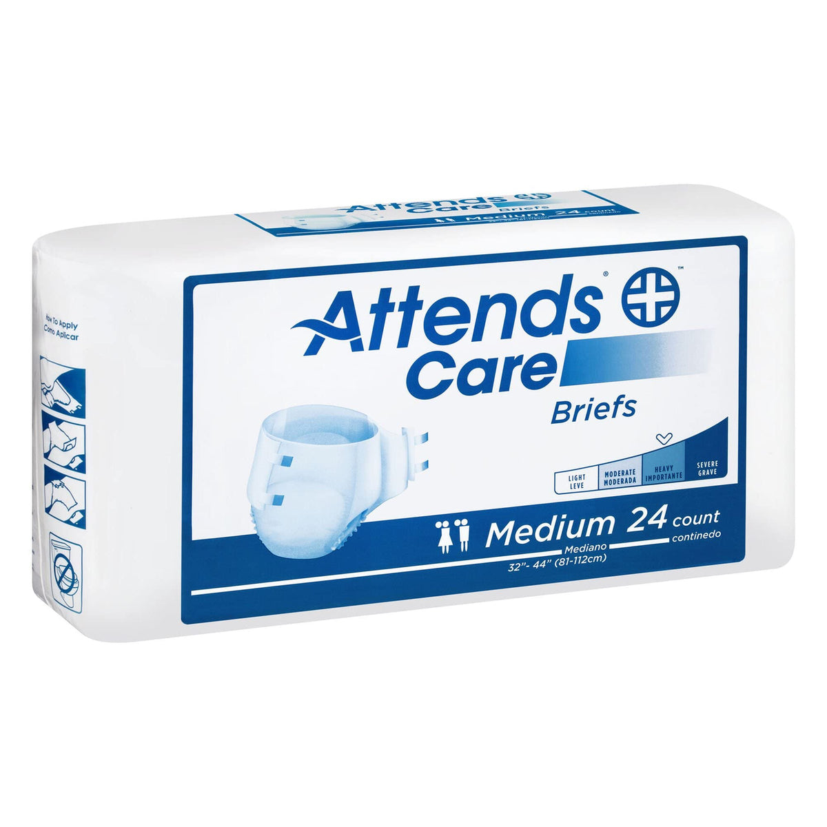 Adult Incontinence Briefs Medium Heavy Absorbency 96ct Case K526