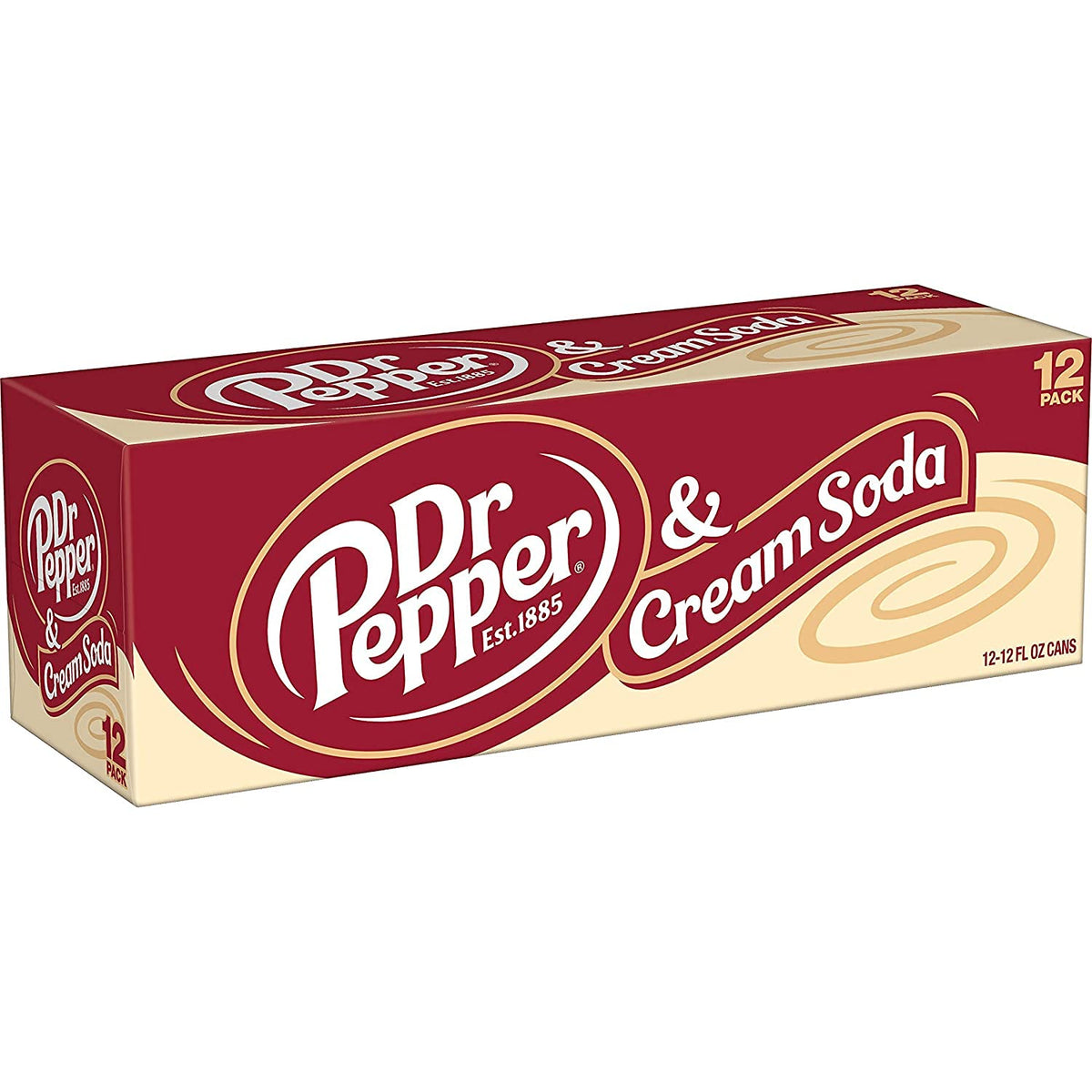 Dr Pepper and Cream Soda Zero 12 fl oz Cans 24 Count J71885