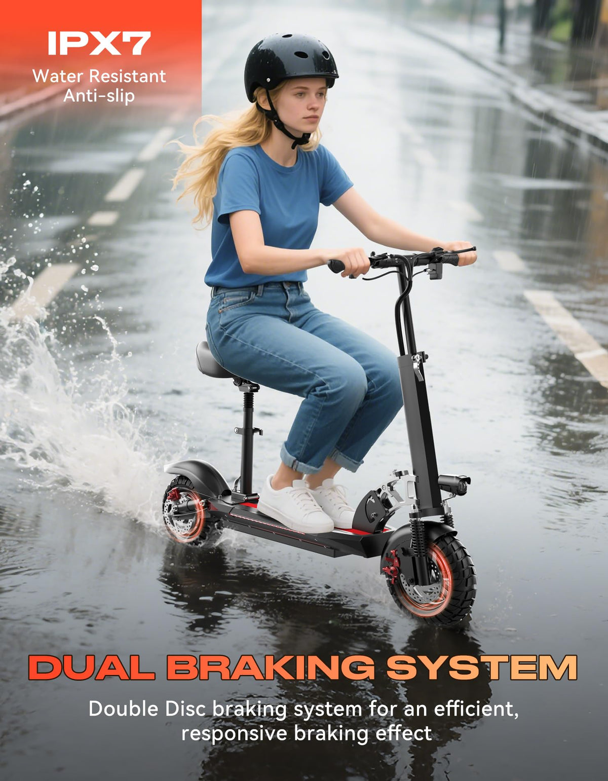 1600W Off-Road Foldable Electric Scooter I2774