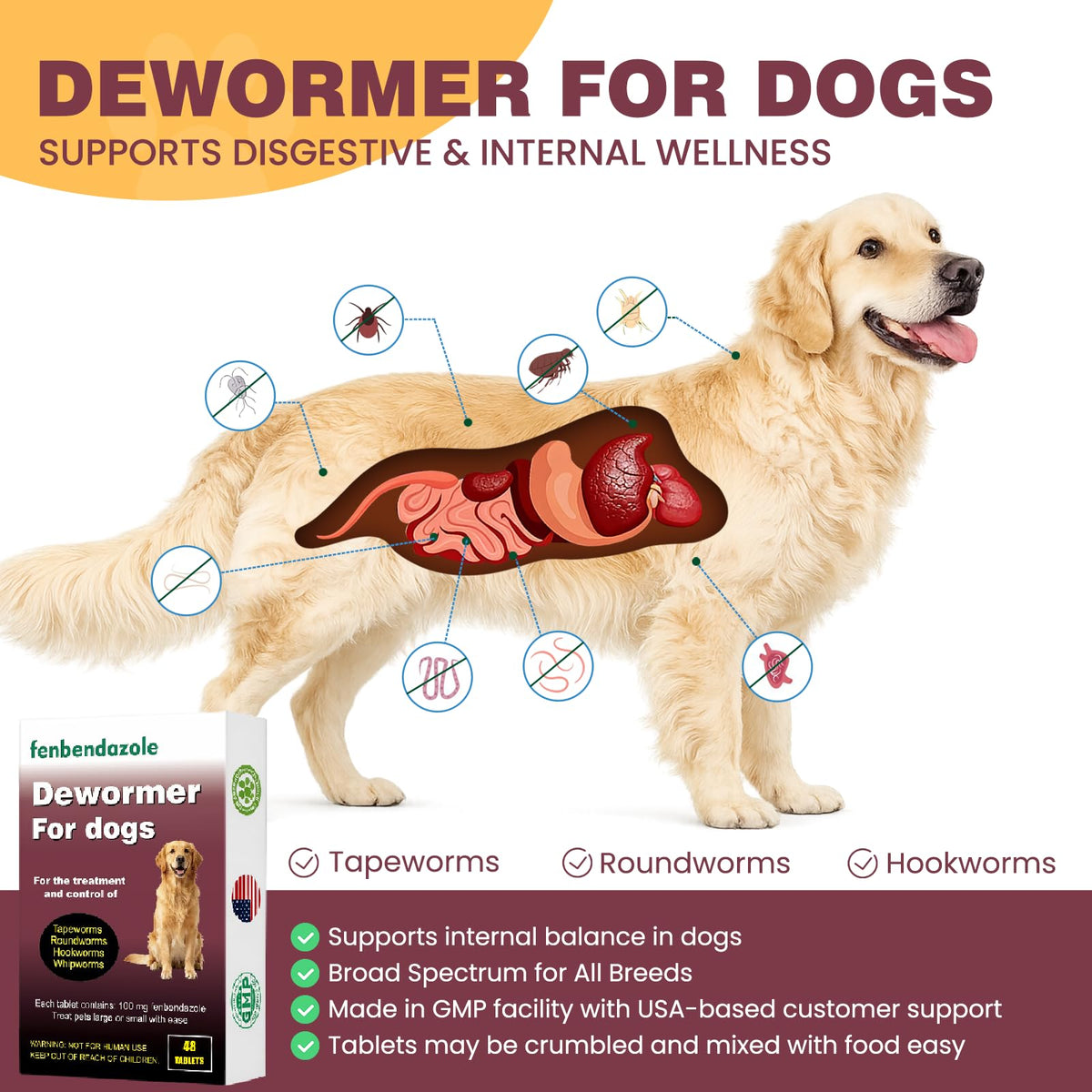 Dogs Dewormer 48 Count V294