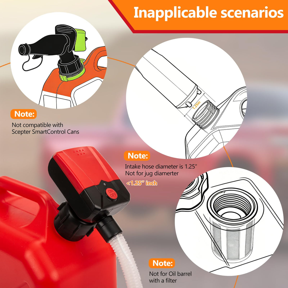 Portable Fuel Transfer Pump D3121