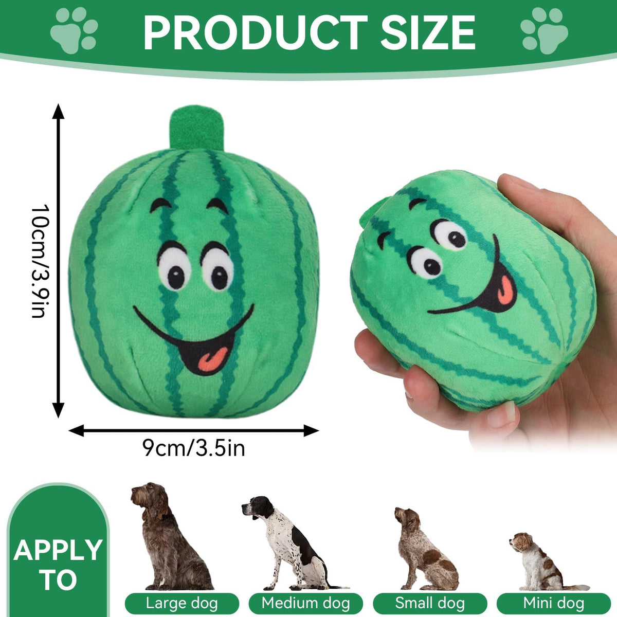4Pcs Squeaky Plush Dog Toys R418