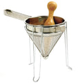 Stainless Steel Chinois with Stand and Pestle Set O2926