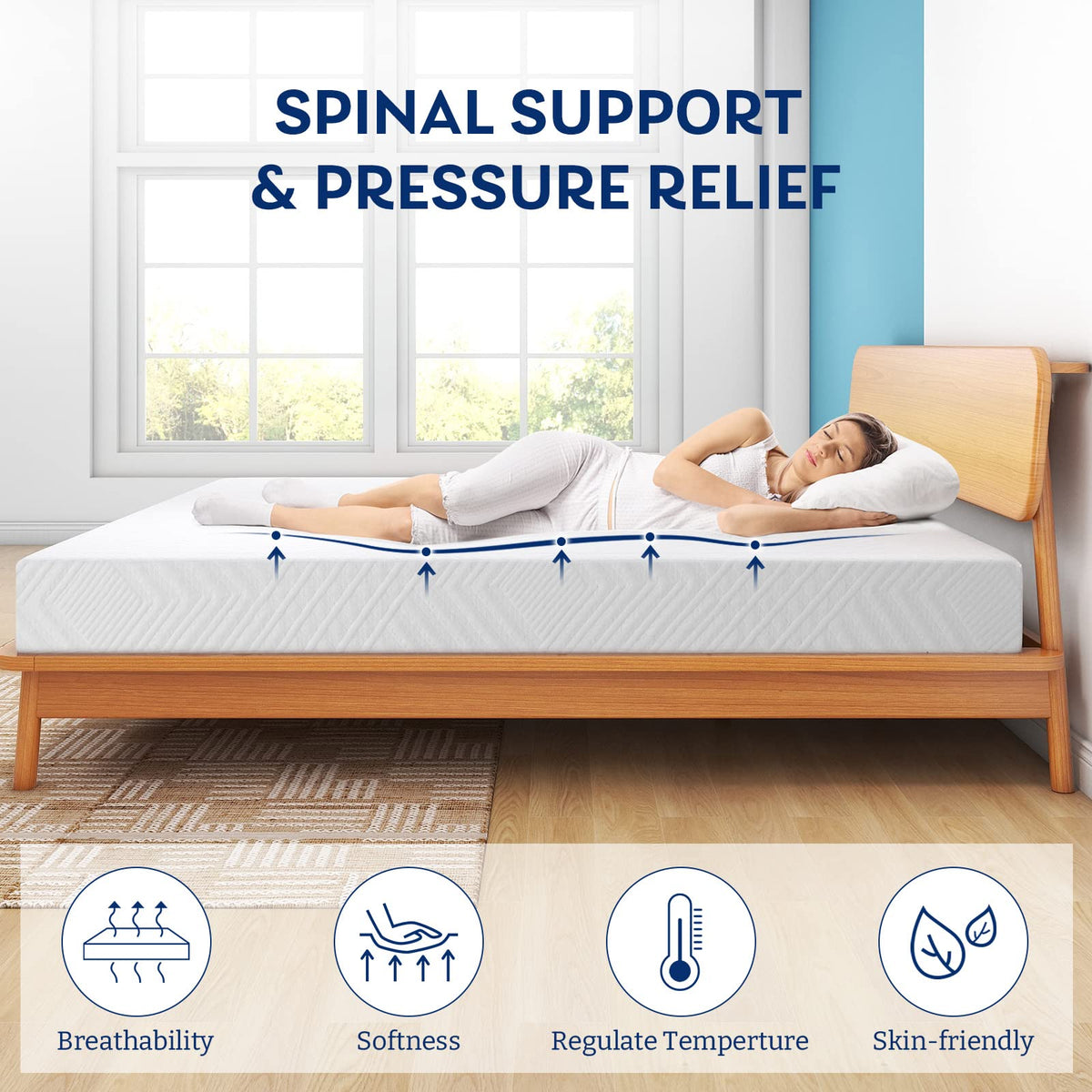 Twin 6 Inch Memory Foam Mattress P311