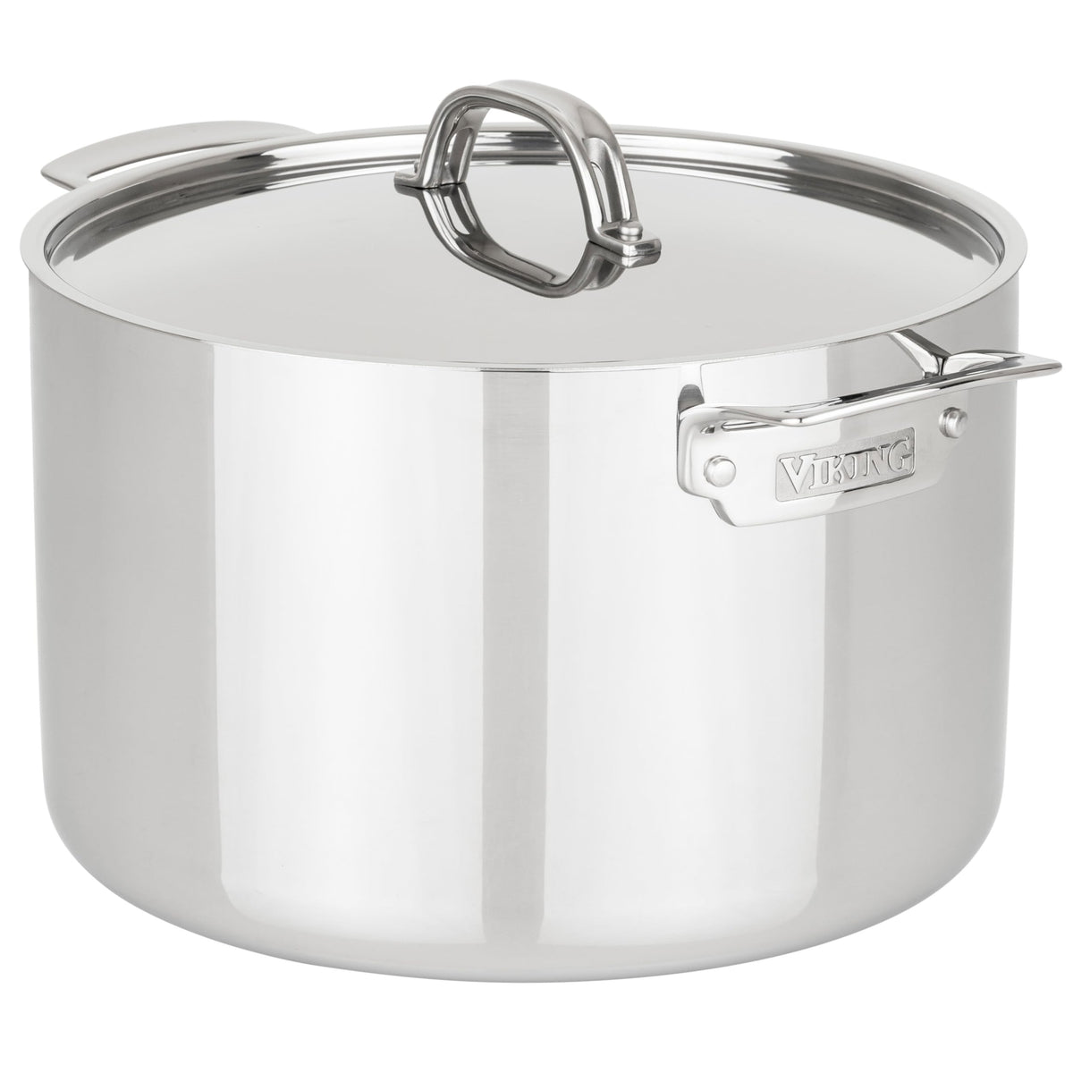 3-Ply Stainless Steel 12 Quart Stock Pot with Lid N404