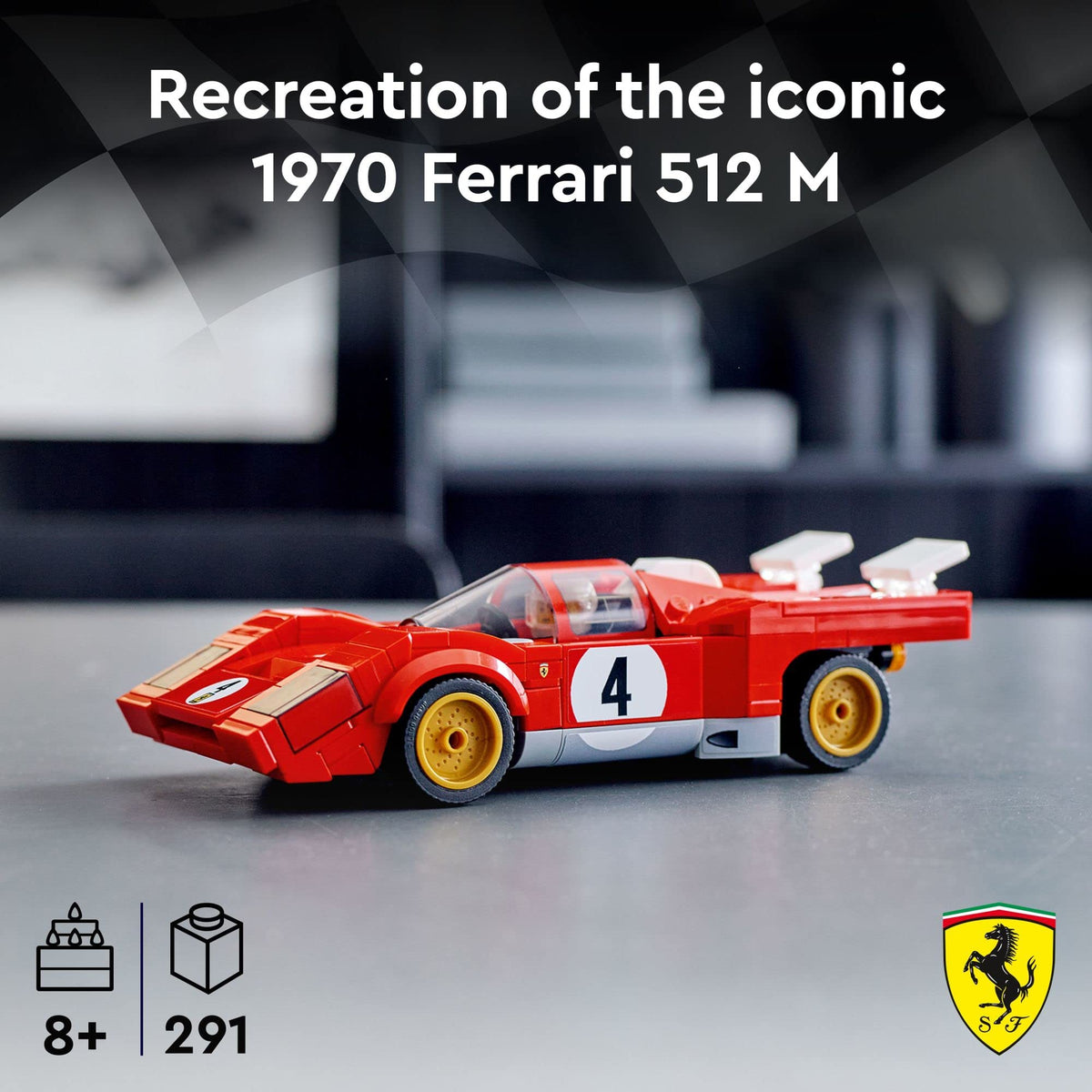Red Race Car Building Set with Racing Driver Minifigure A640