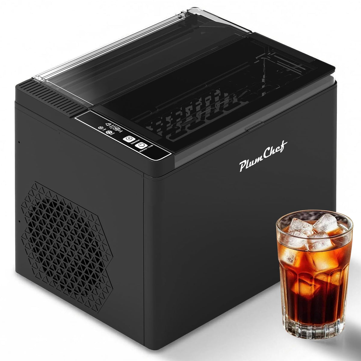 Portable Countertop Ice Maker Machine, 26Lbs/24H, Black Y174
