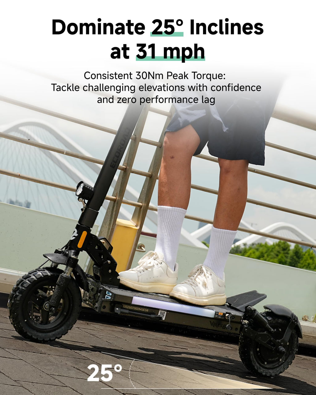 Electric Scooter Adults 1000W Peak Motor Up to 31 MPH S7564