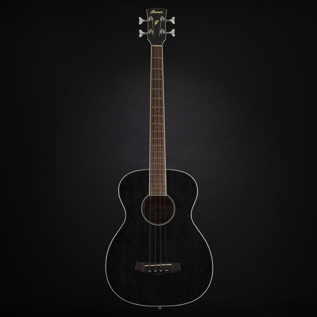 Weathered Black Acoustic-electric Bass U4875