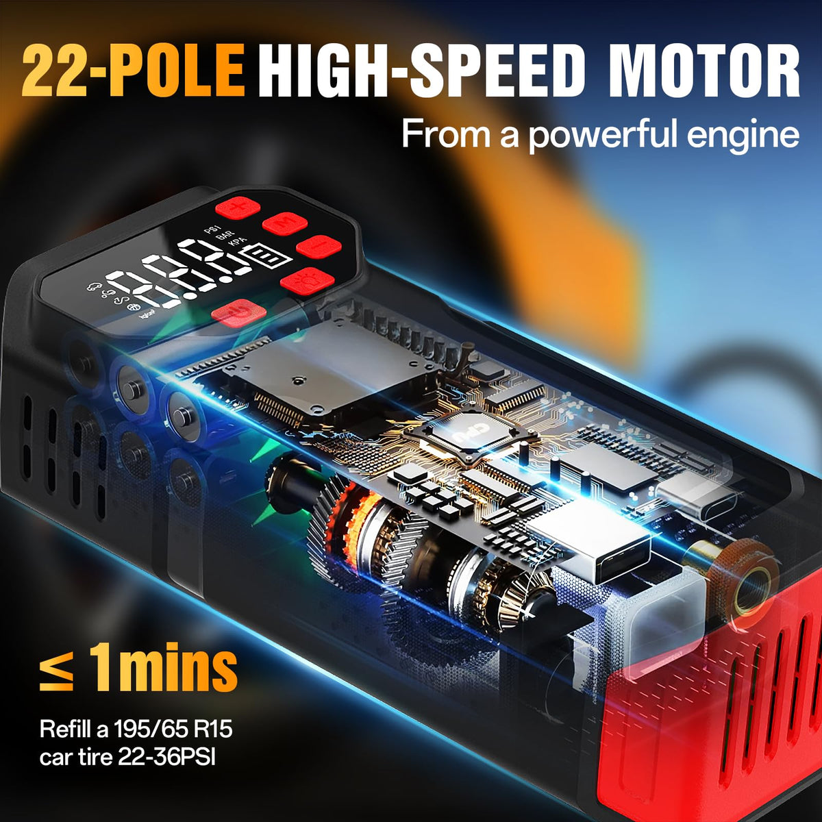 Portable Air Compressor 150PSI O712