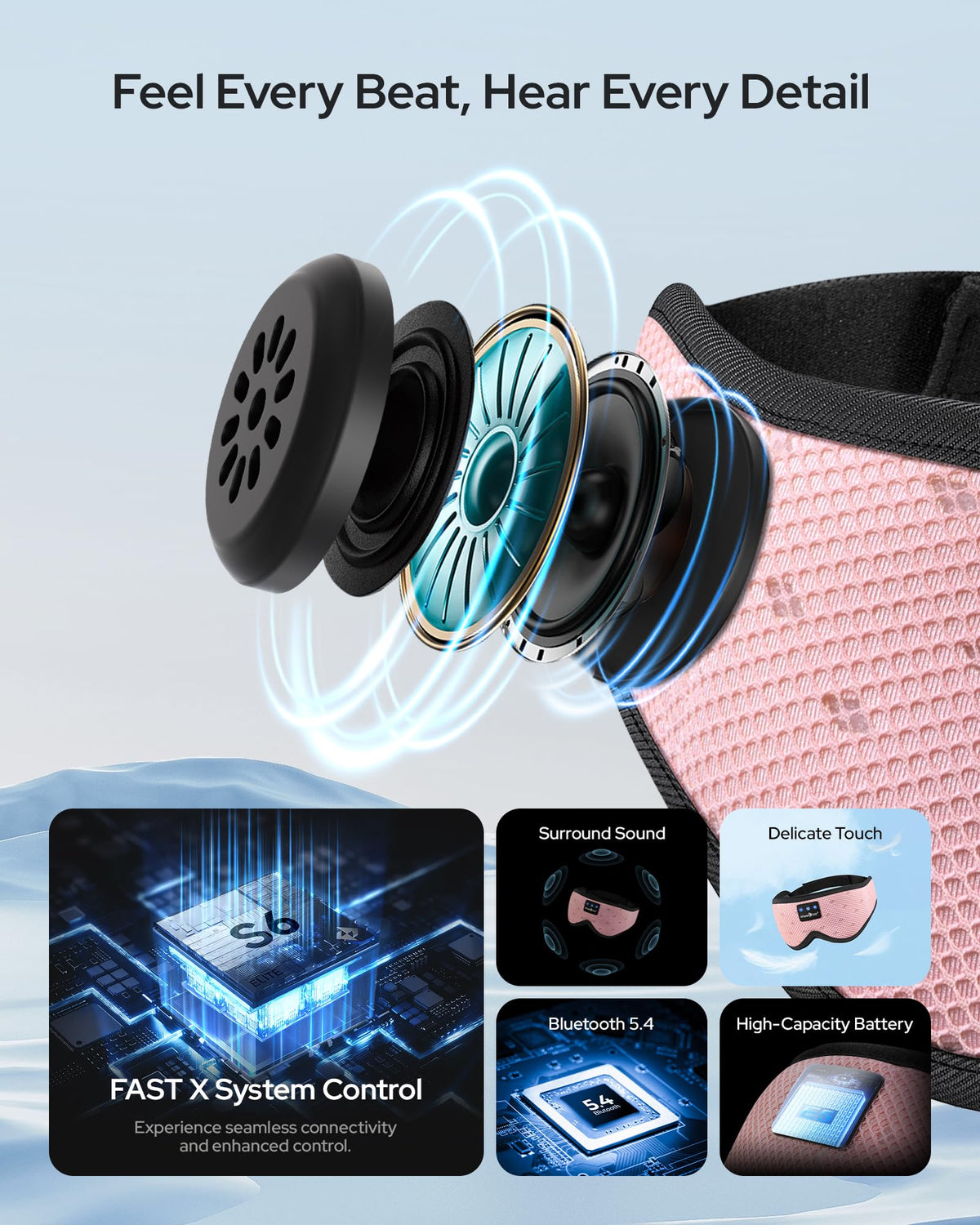 Bluetooth Sleep Mask Headphones S95743