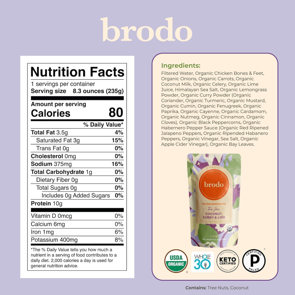 Organic Chicken & Beef Bone Broth 6x 8.3 oz C576