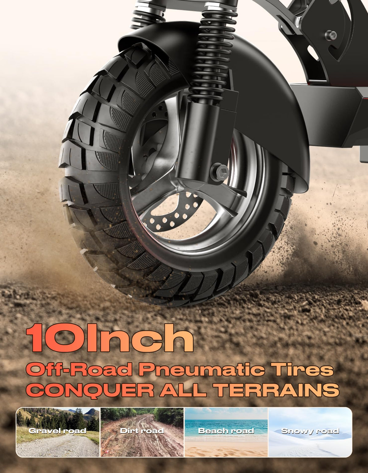 1600W Off-Road Foldable Electric Scooter I2774