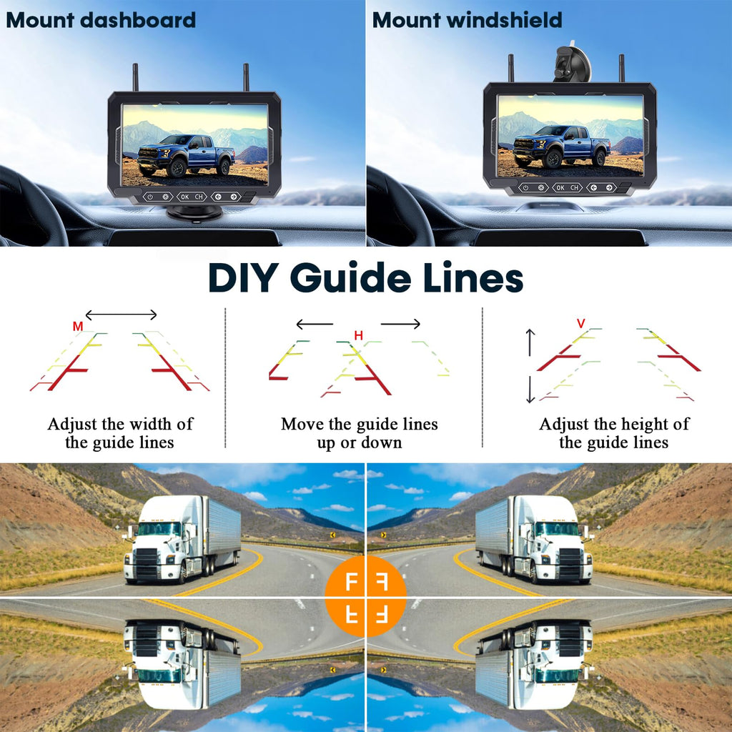 1080P HD Wireless Backup Camera X914835