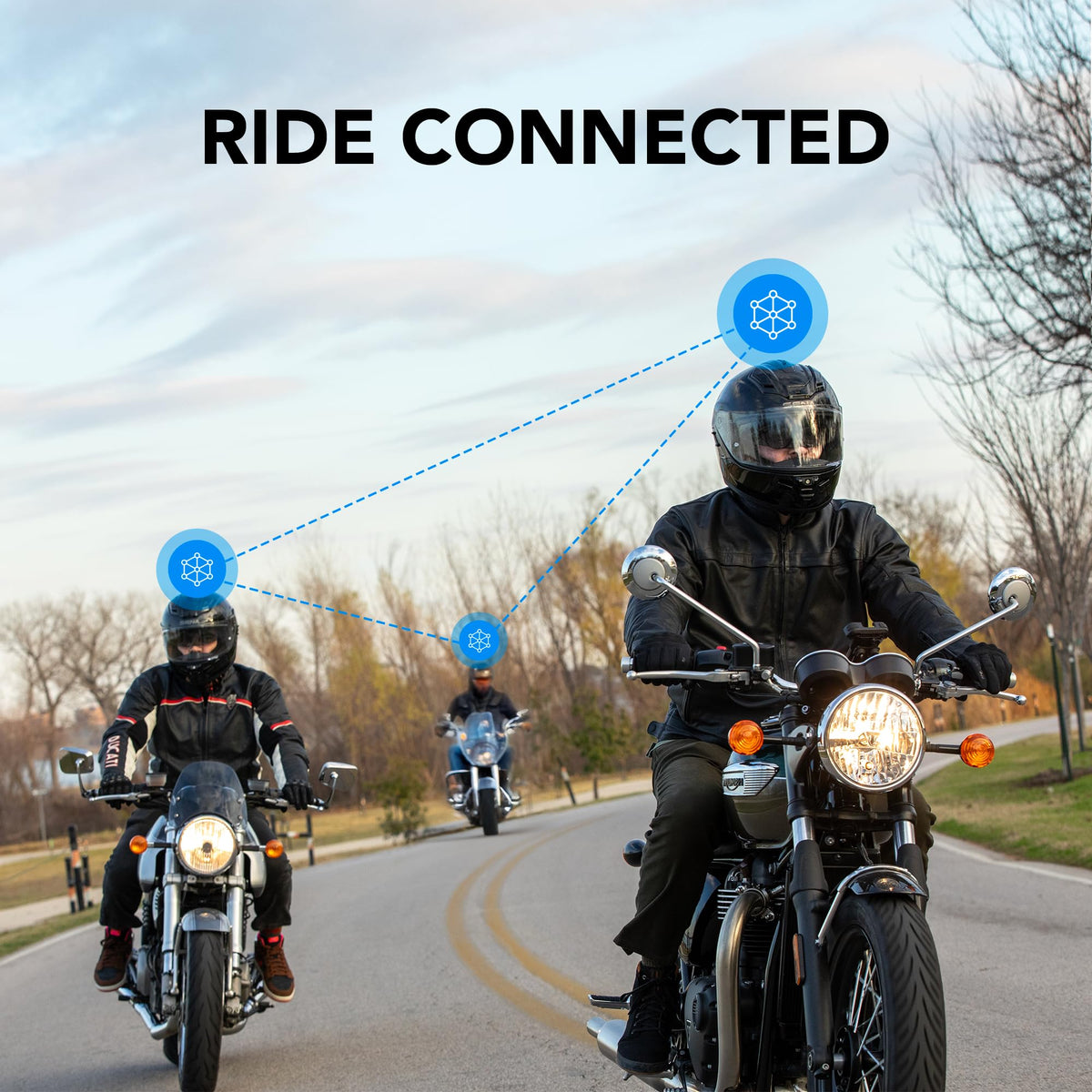 Full Face Smart Motorcycle Helmet with Integrated Communications O953550