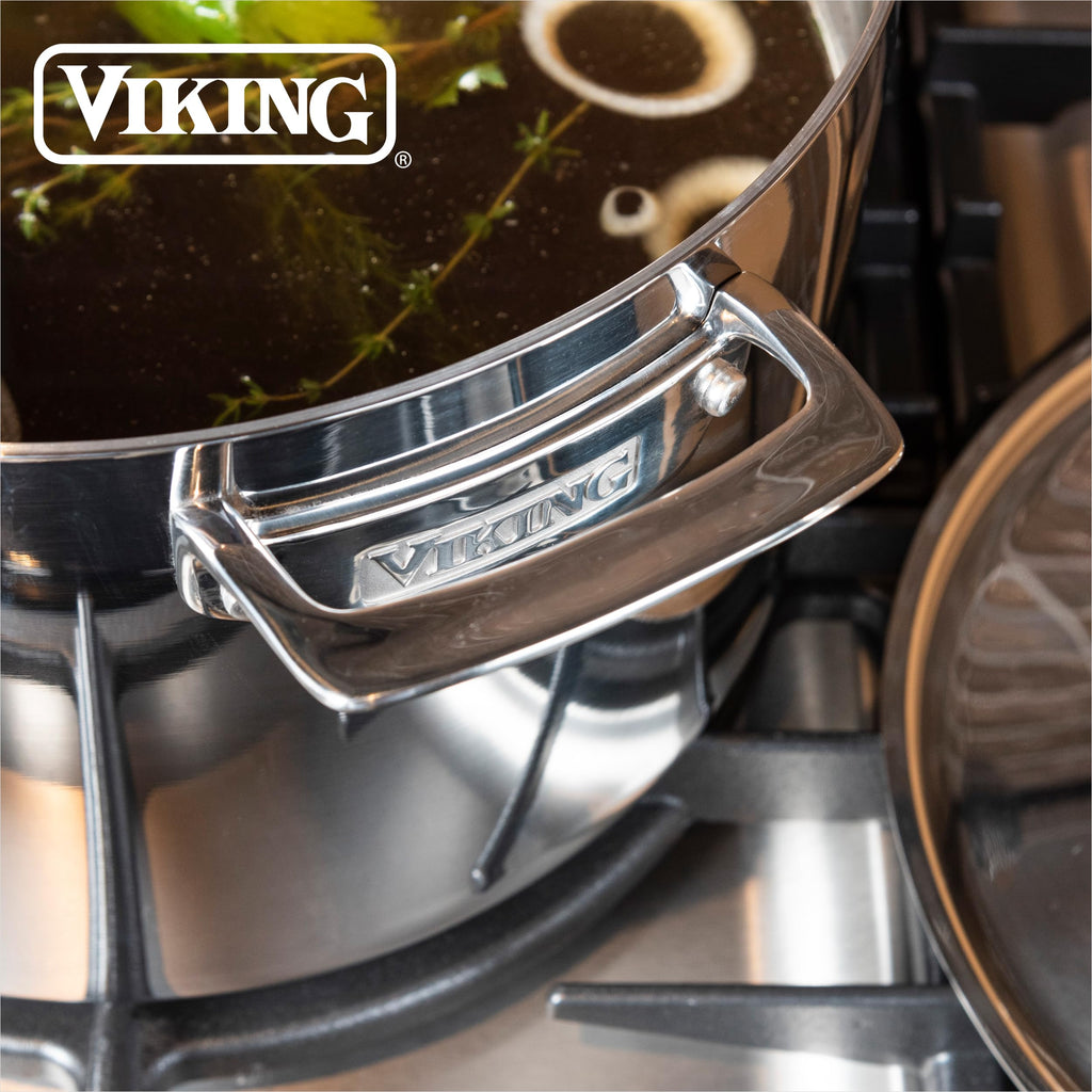 3-Ply Stainless Steel 12 Quart Stock Pot with Lid N404