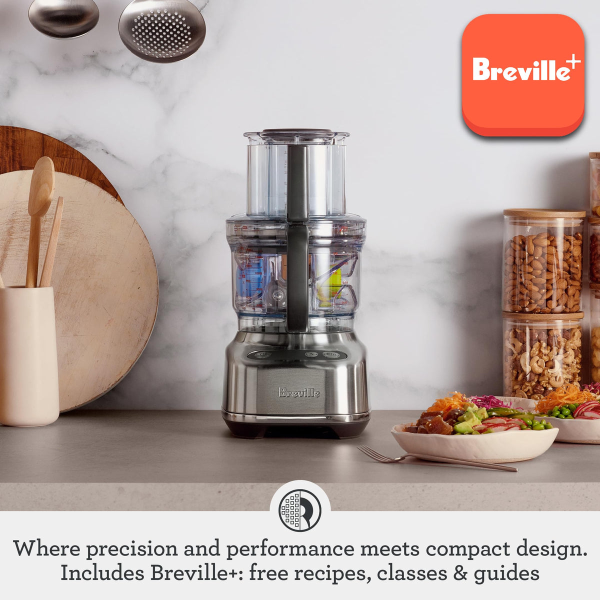 9 Processor and Dicer, Brushed Stainless Steel K2938