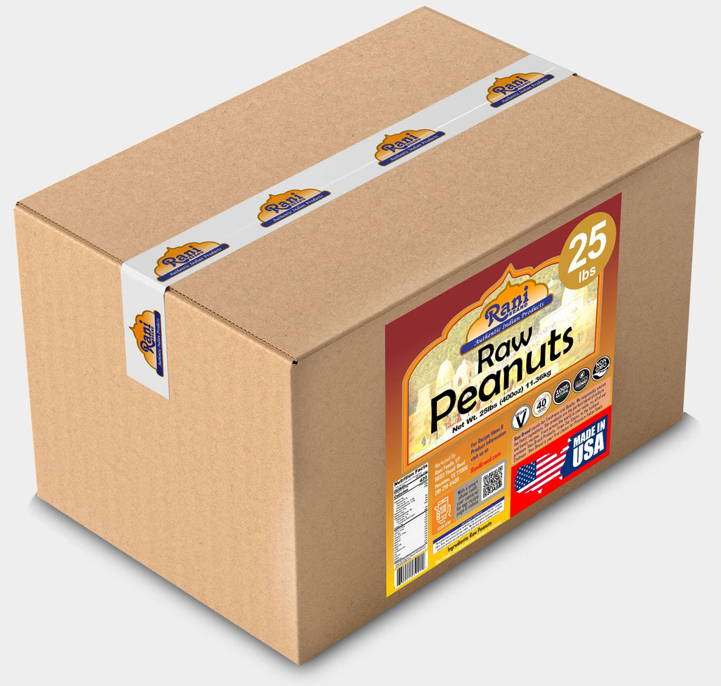 Raw Whole Peanuts With Skin 25lbs Bulk Box Q593410